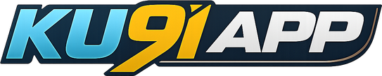 ku9i app logo on dark navigation bar